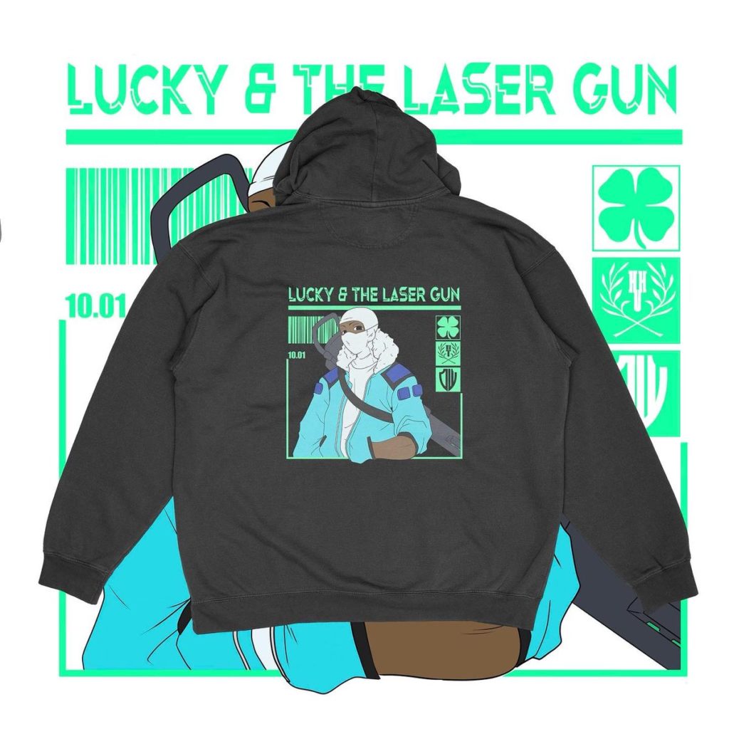 Lucky and the Laser Gun merch
