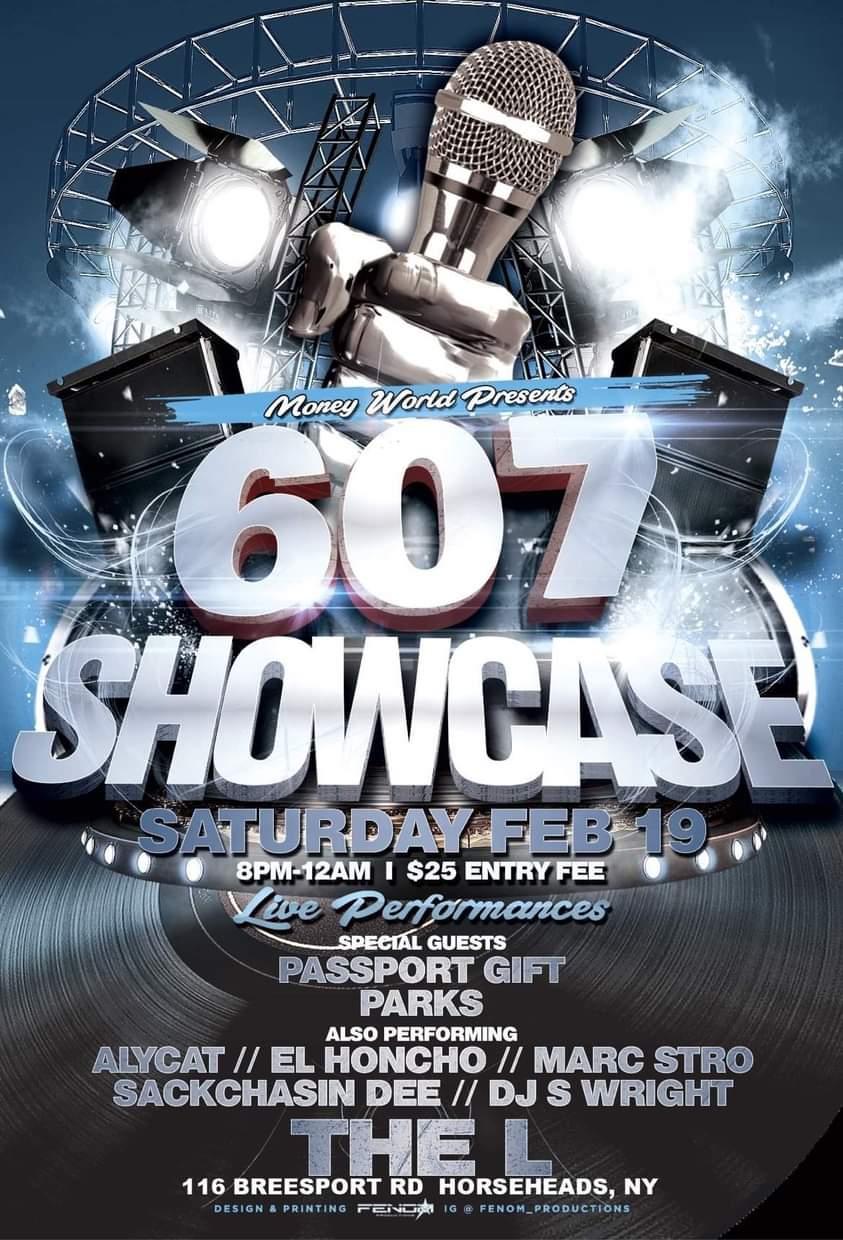 Money World hosts Parks, Passport Gift, Sackchasin Dee and more in 607 Showcase at The L